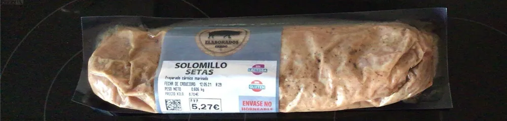 Solomillo setas