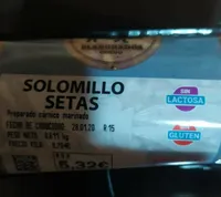 Solomillo setas