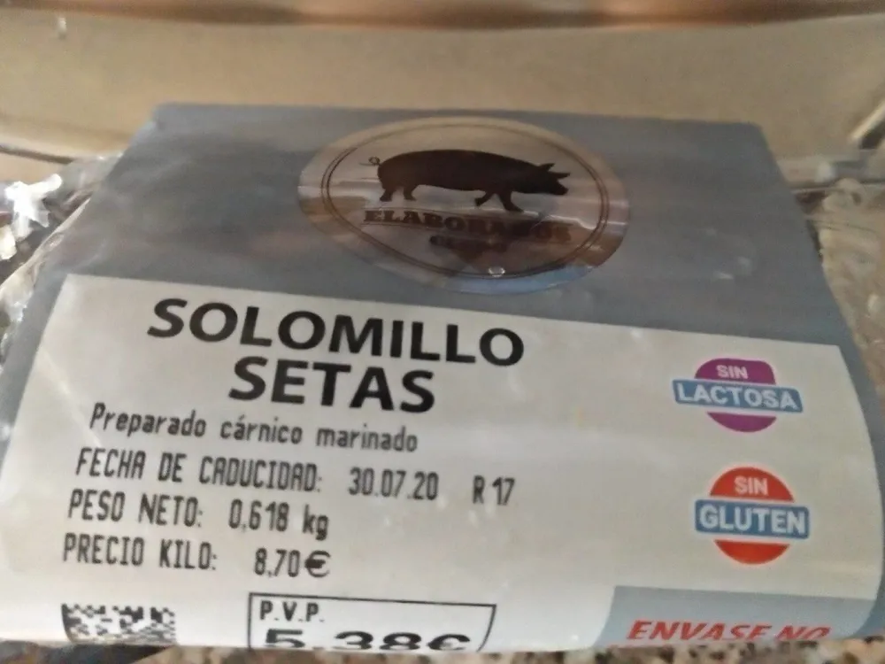 Solomillo Setas
