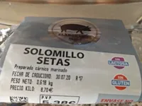 Solomillo Setas