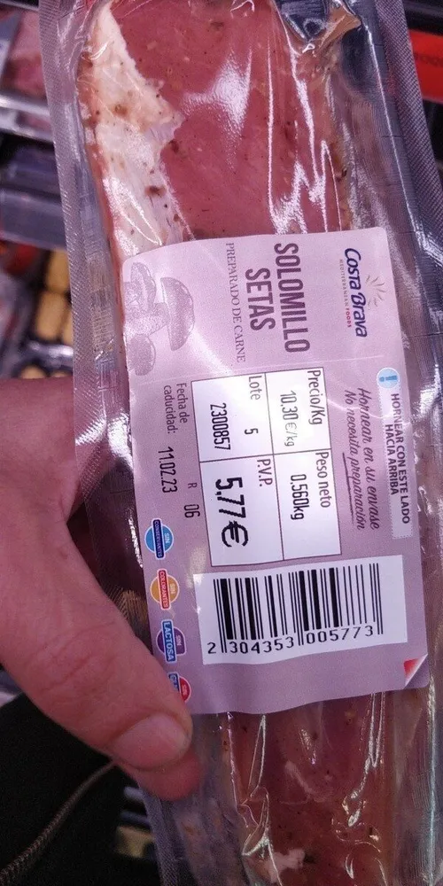 Solomillo setas