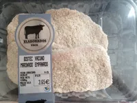 Bistec vacuno matinado empanado