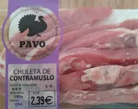 Chuleta de contramuslo de pavo