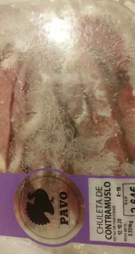 Chuleta de contramuslo pavo