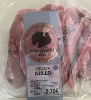 Chuleta de pavo al ajilll