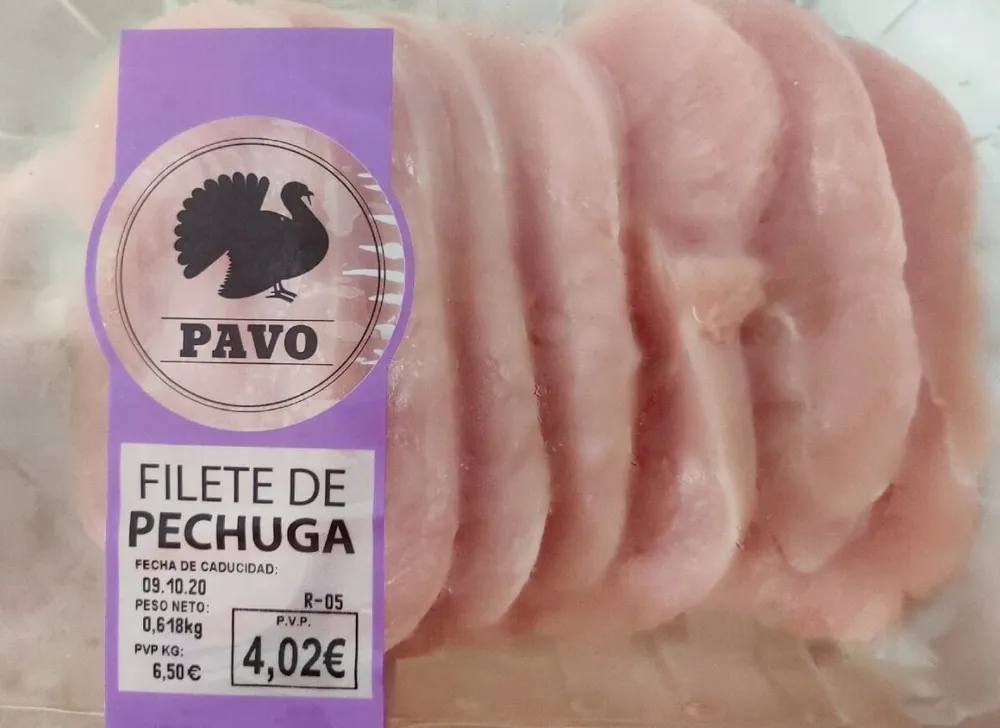 Filete de pechuga de pavo