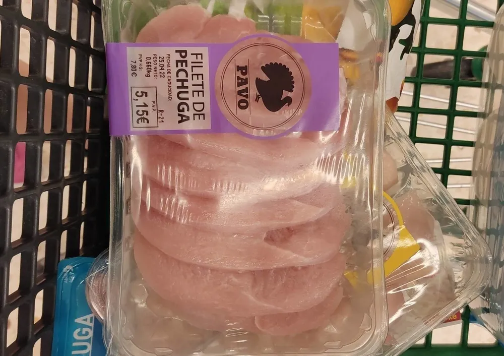 Filete de pechuga de pavo