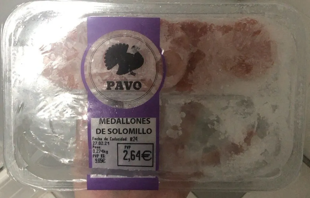 Medallón de solomillo de pavo