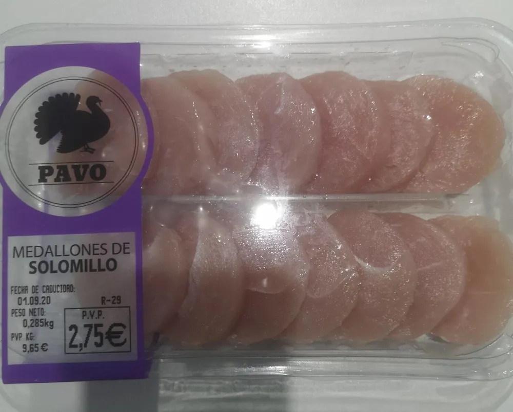 Medallones de solomillo de pavo