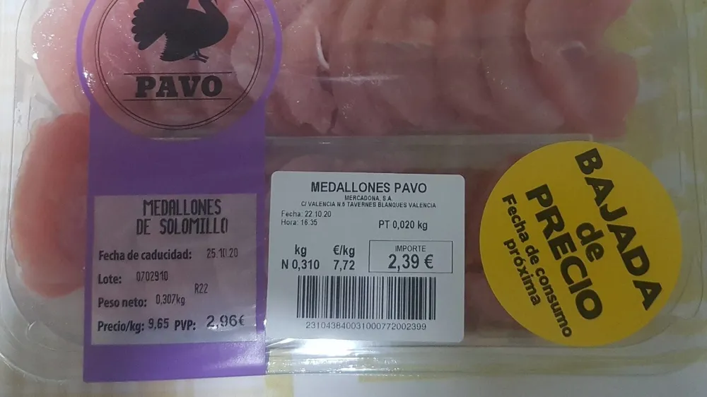 Medallones de Solomillo de Pavo