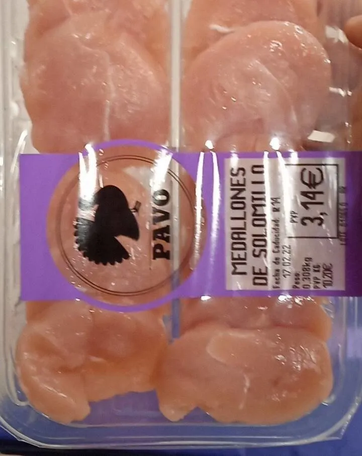 Medallones de solomillo de pavo