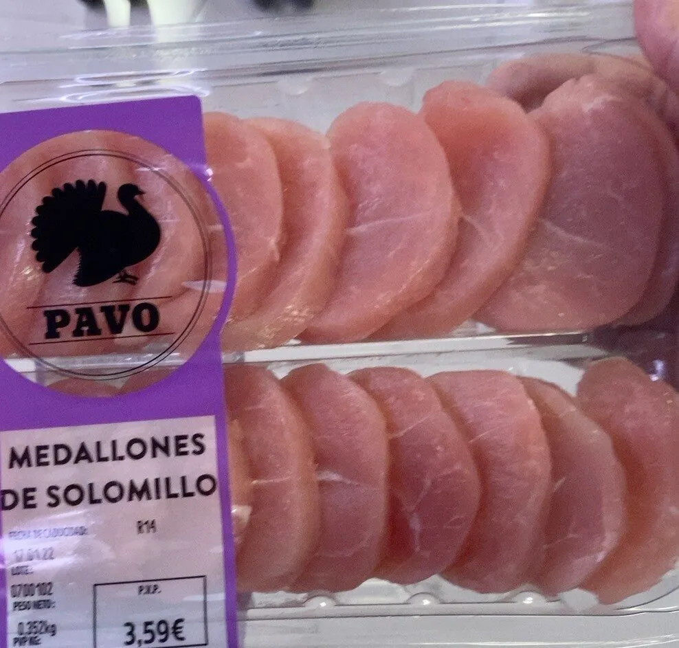 Medallones desolomillo de Pavo