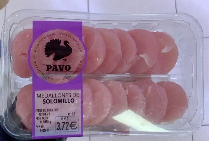 Medallones de solomillo de pavo