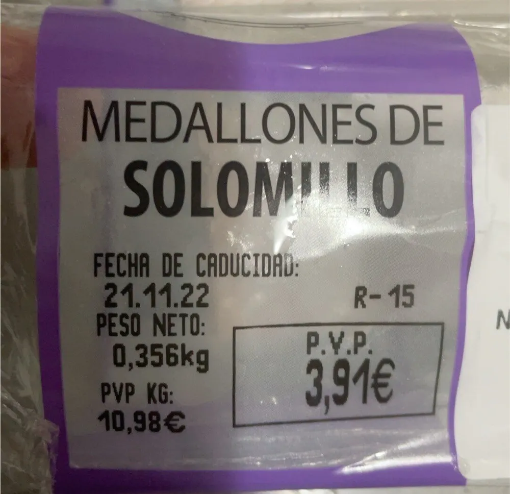Medallones de Solomillo de pavo