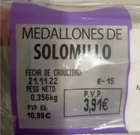 Medallones de Solomillo de pavo