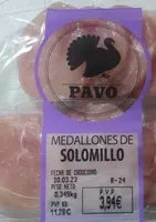 Medallones de solomillo de pavo