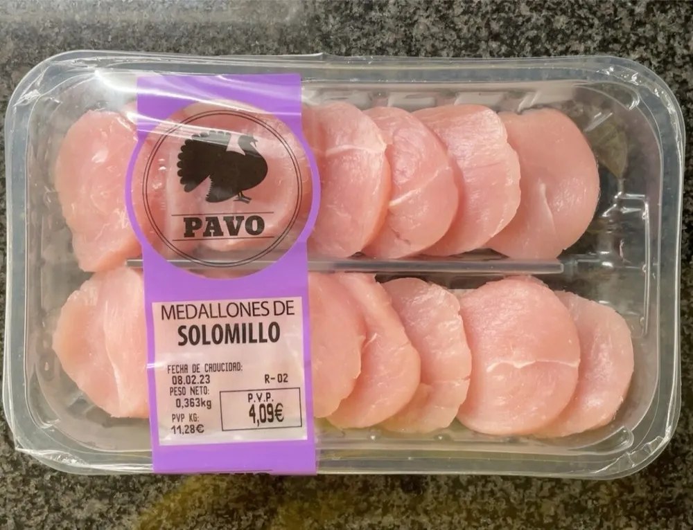 Pavo Medallones de Solomillo