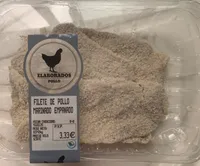 Filete de pollo marinado empanadao