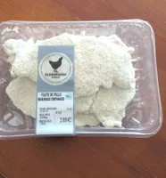 Filete de pollo marinado empanado