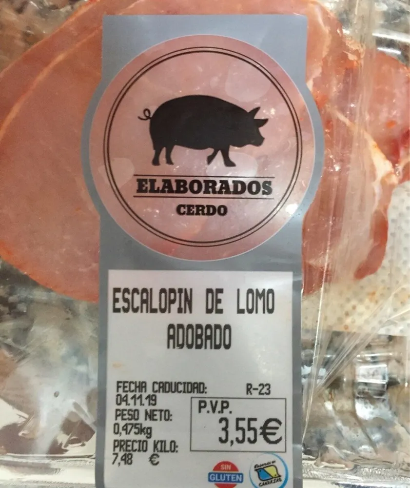 Escalopin de lomo adobado