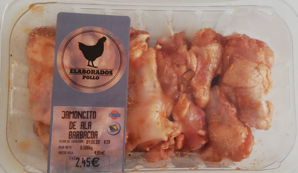 Jamón ito de ala barbacoa