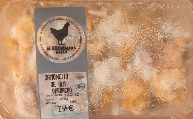 Jamoncito de ala barbacoa