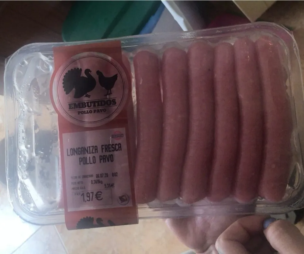 Longanoza pollo pavo