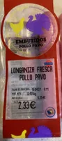 Longaniza fresca pollo pavo