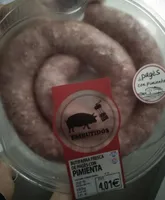 Butifarra de cerdo fresca de pagés con pimienta