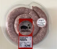 Butifarra fresca de pagès pimienta