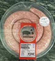 Butifarra fresca de pagès con pimienta