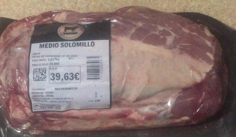 Solomillo ternera