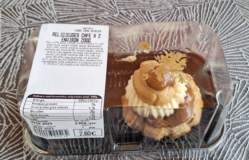 Religieuses café x2