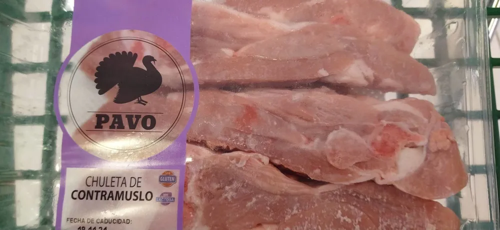 Chuleta de contramuslo de pavo