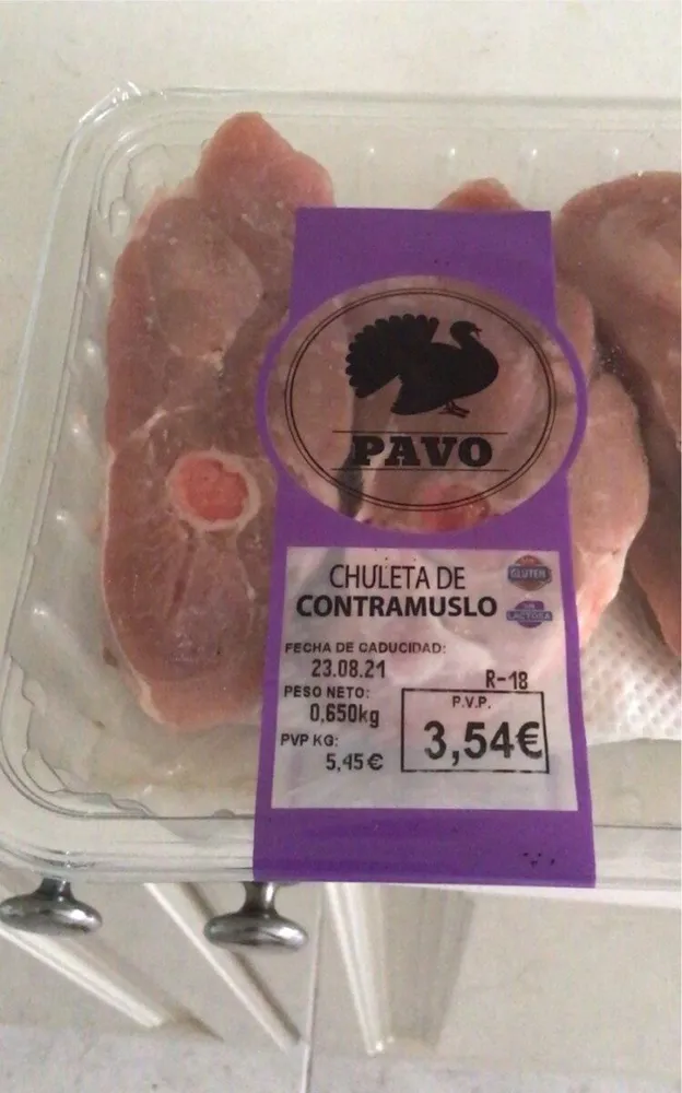 Pavo culeta de contramuslo