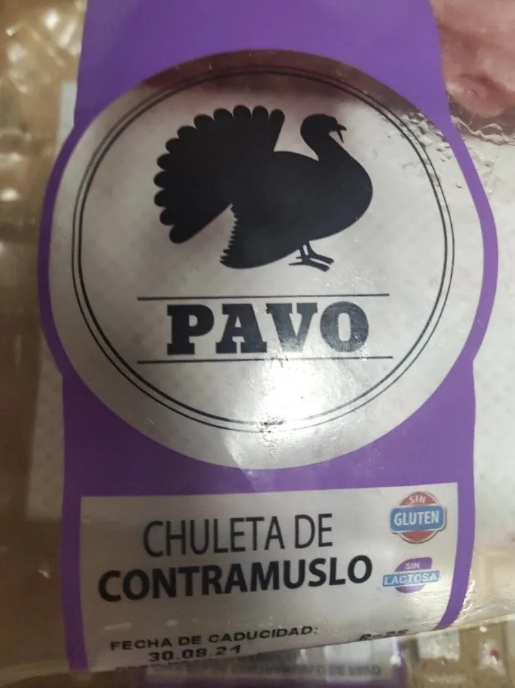 Pavo chuleta contramuslo