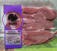 Chuleta de contramuslo pavo