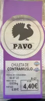 Chuletas de contramuslo Pavo