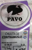 Chuleta de contramuslo de pavo