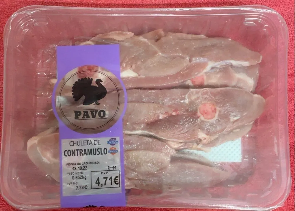 Chuletas de pavo