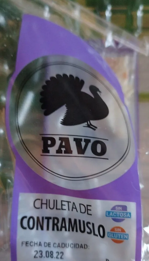 Chuleta de contramuslo de pavo