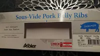 Sous-Vide Pork Belly Ribs