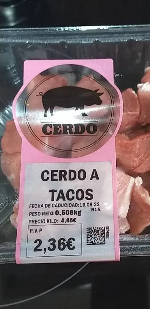 Cerdo a tacos