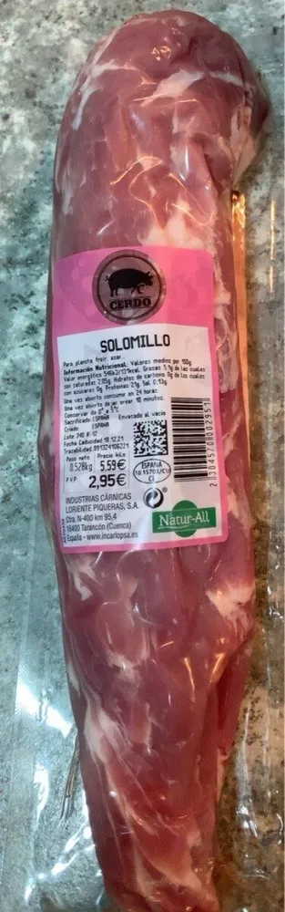 Solomillo de cerdo