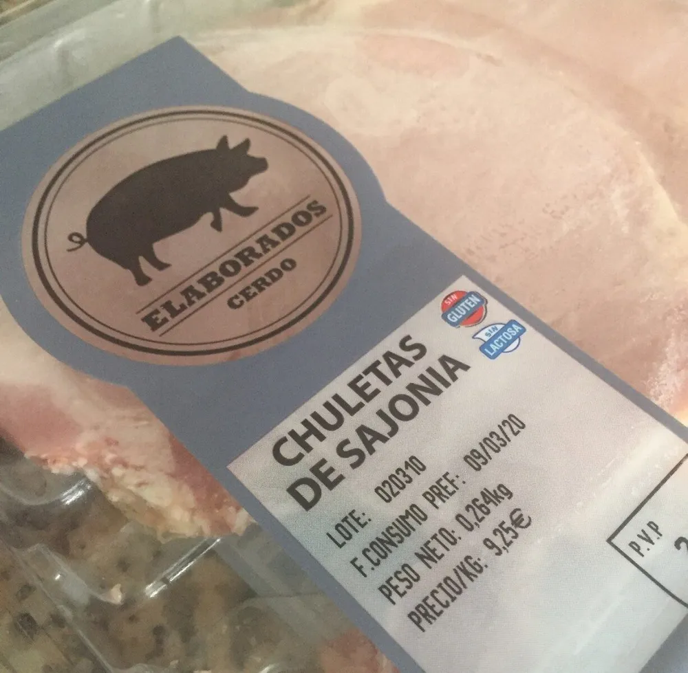 Chuletas de sajonia