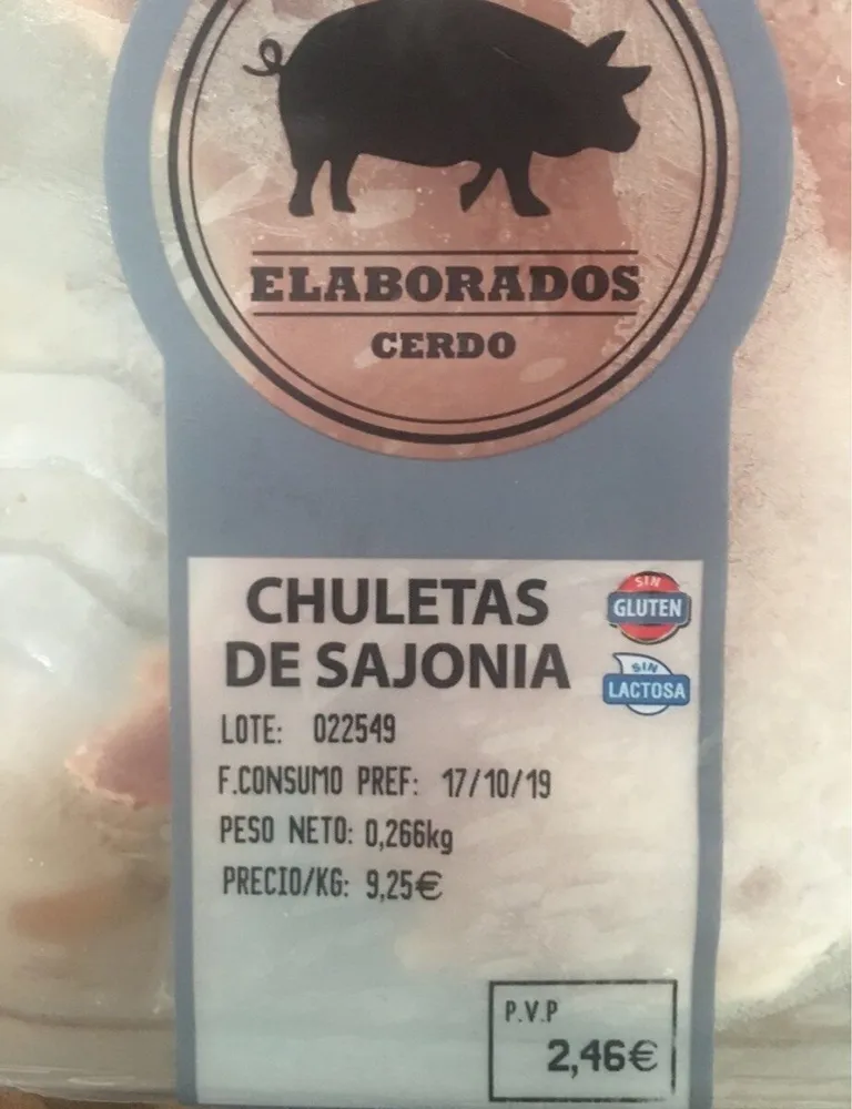 Chuletas de sajonia