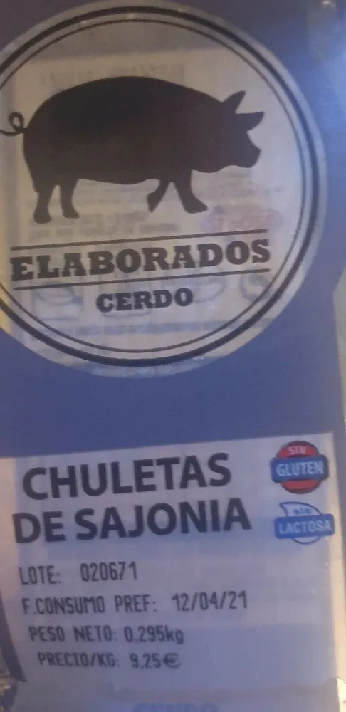 Chuletas de sajonia