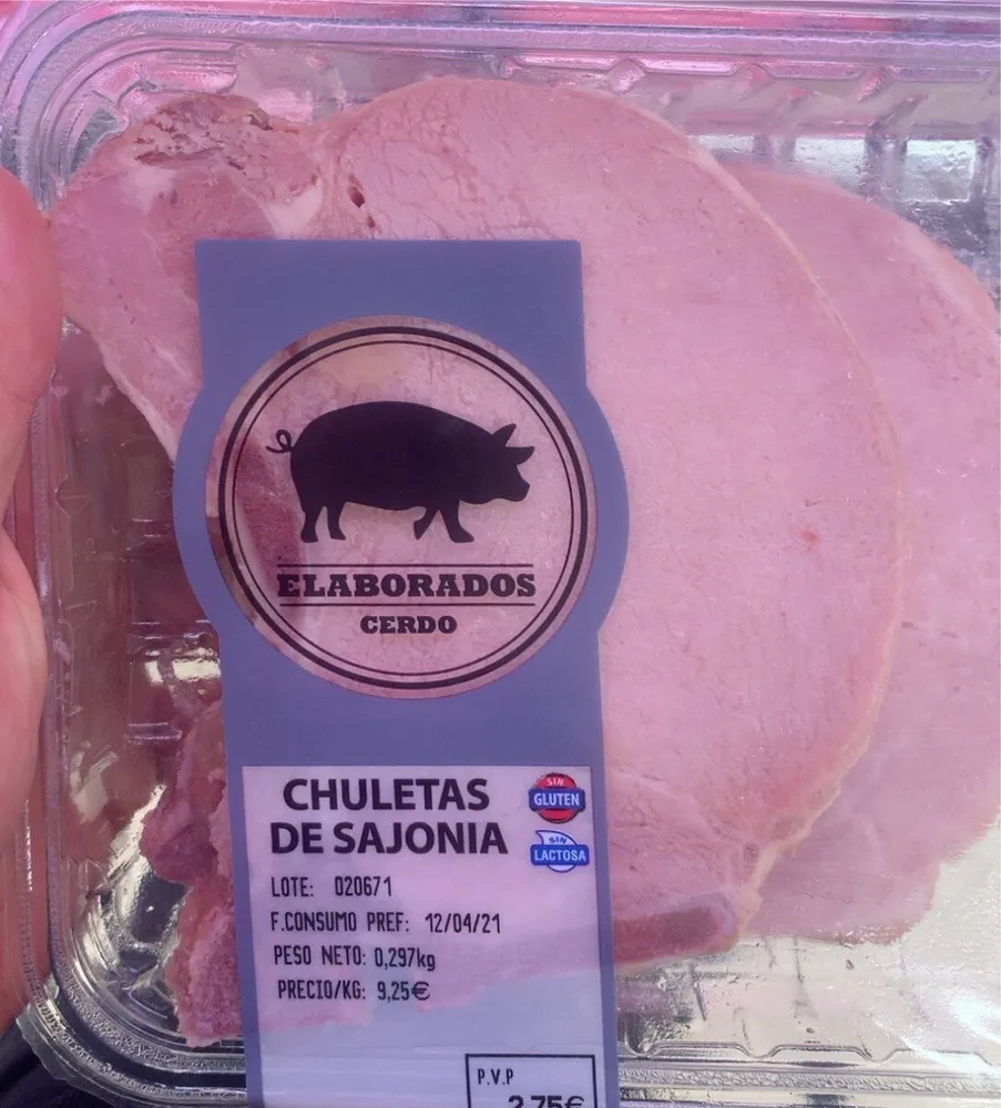 Chuletas de sajonia