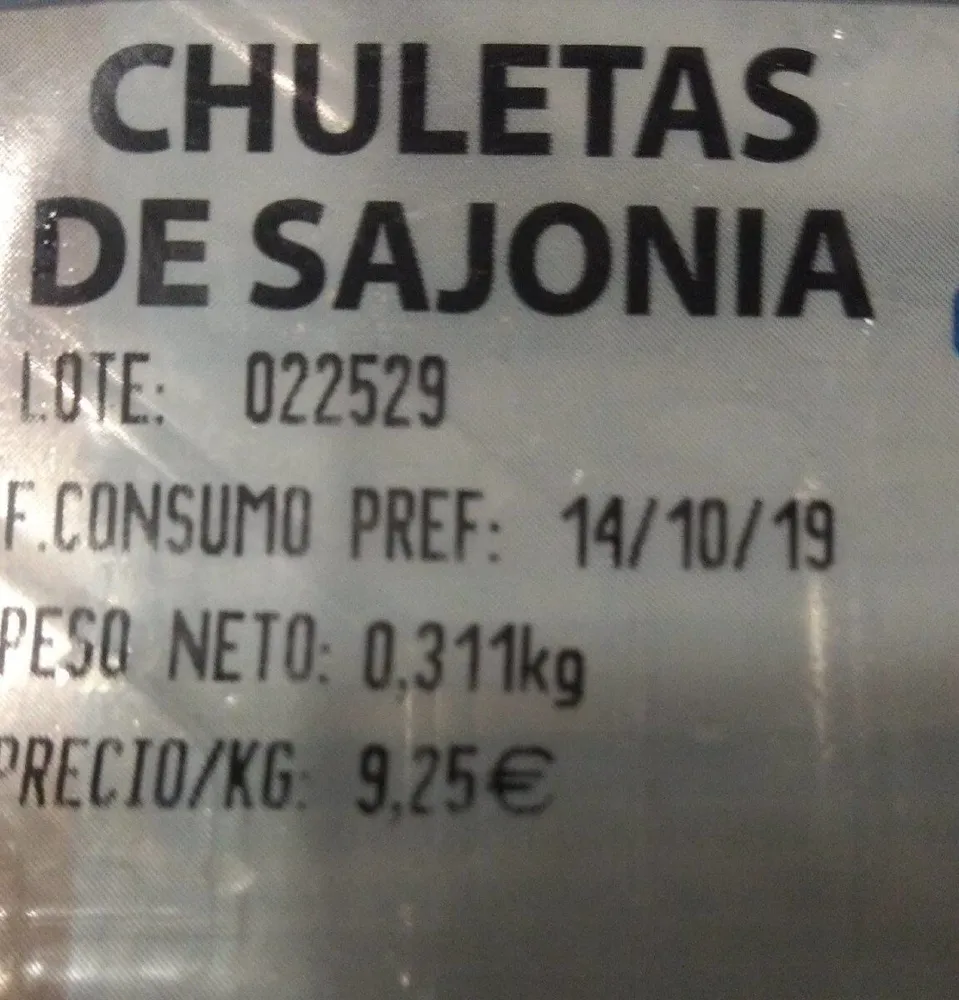 Chuletas de Sajonia