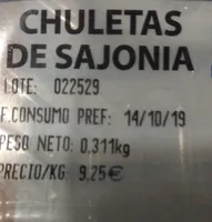 Chuletas de Sajonia
